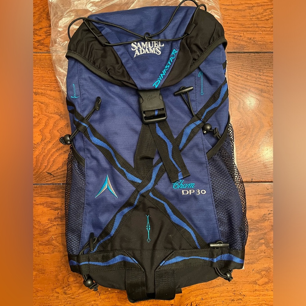 Trekking, Freeride pack made by adynastar supporting Sam Adam’s beer